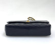 Chanel Timeless vintage Borsa a spalla matelassé in pelle nera