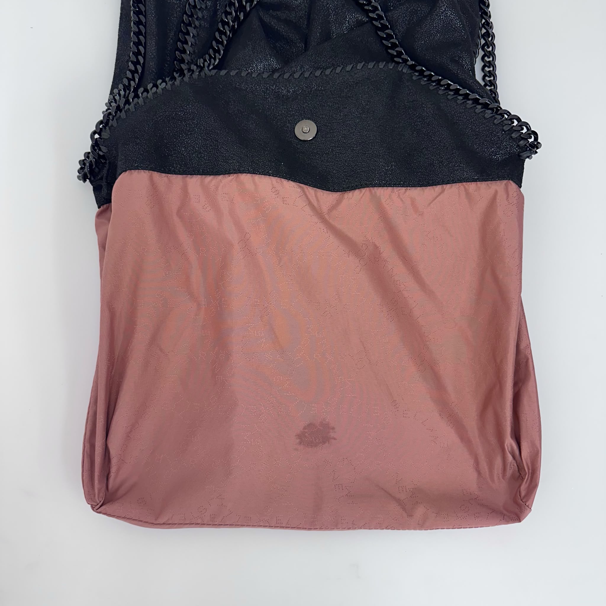 Stella McCartney Borsa Falabella Pieghevole Large Total Black
