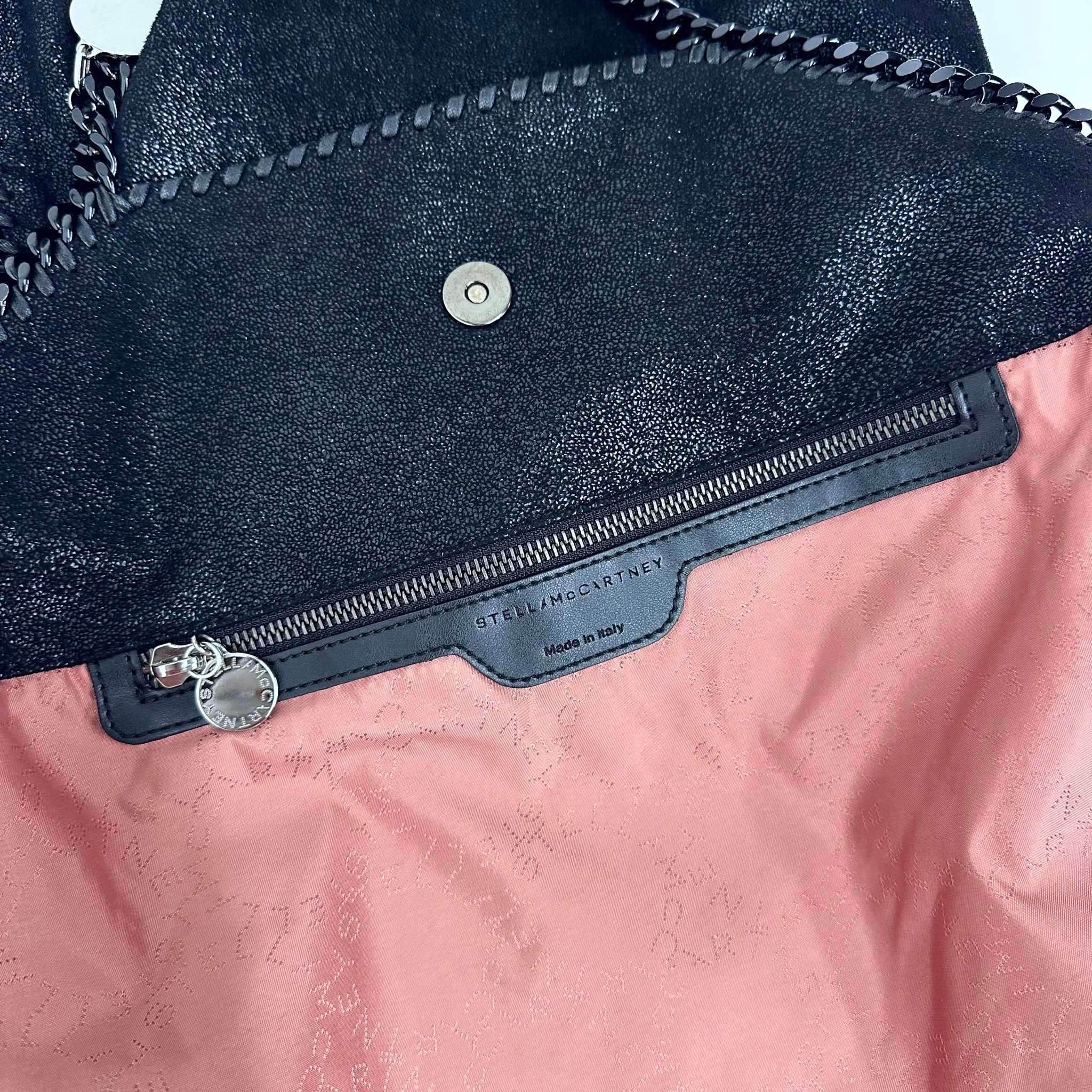 Stella McCartney Borsa Falabella Pieghevole Large Total Black