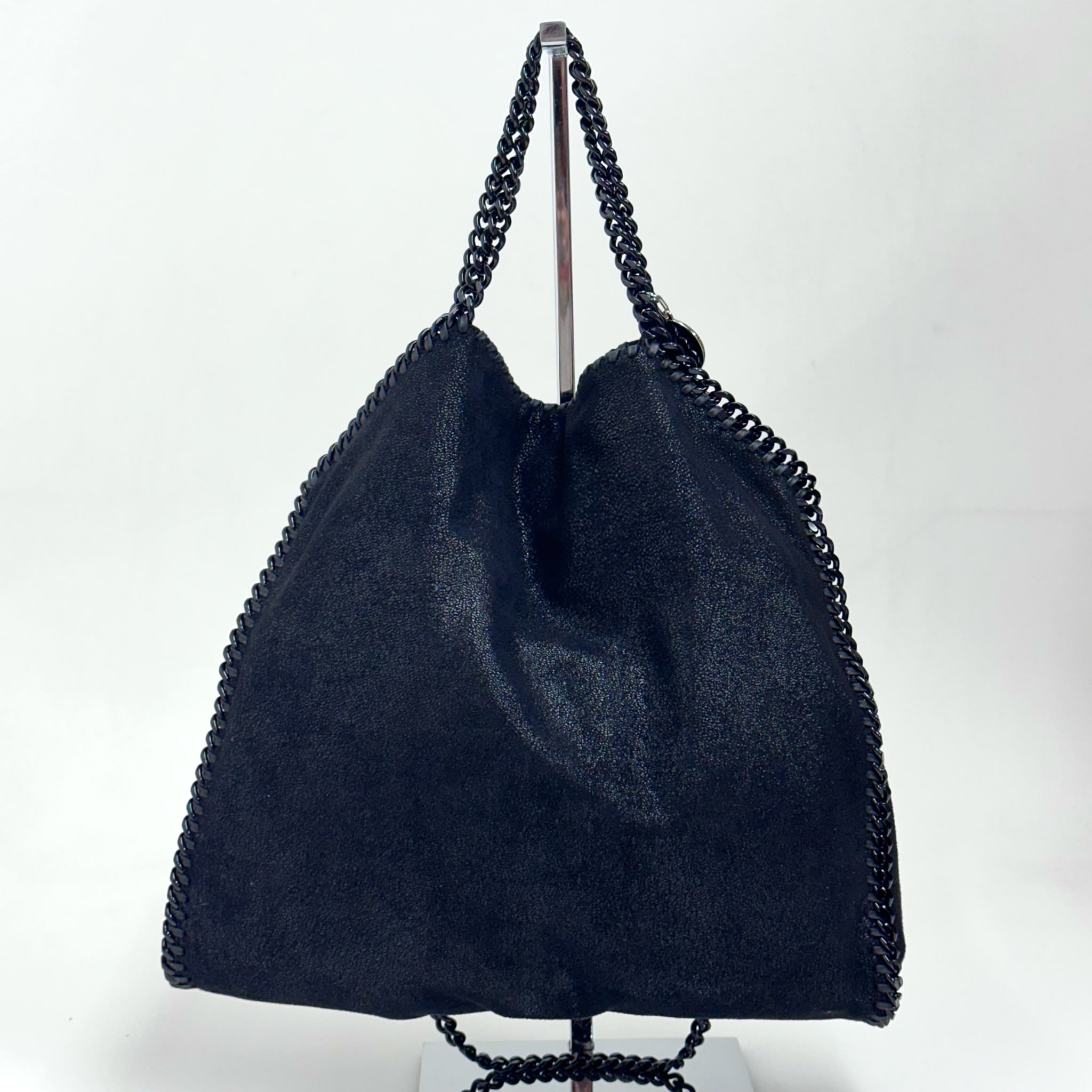 Stella McCartney Borsa Falabella Pieghevole Large Total Black